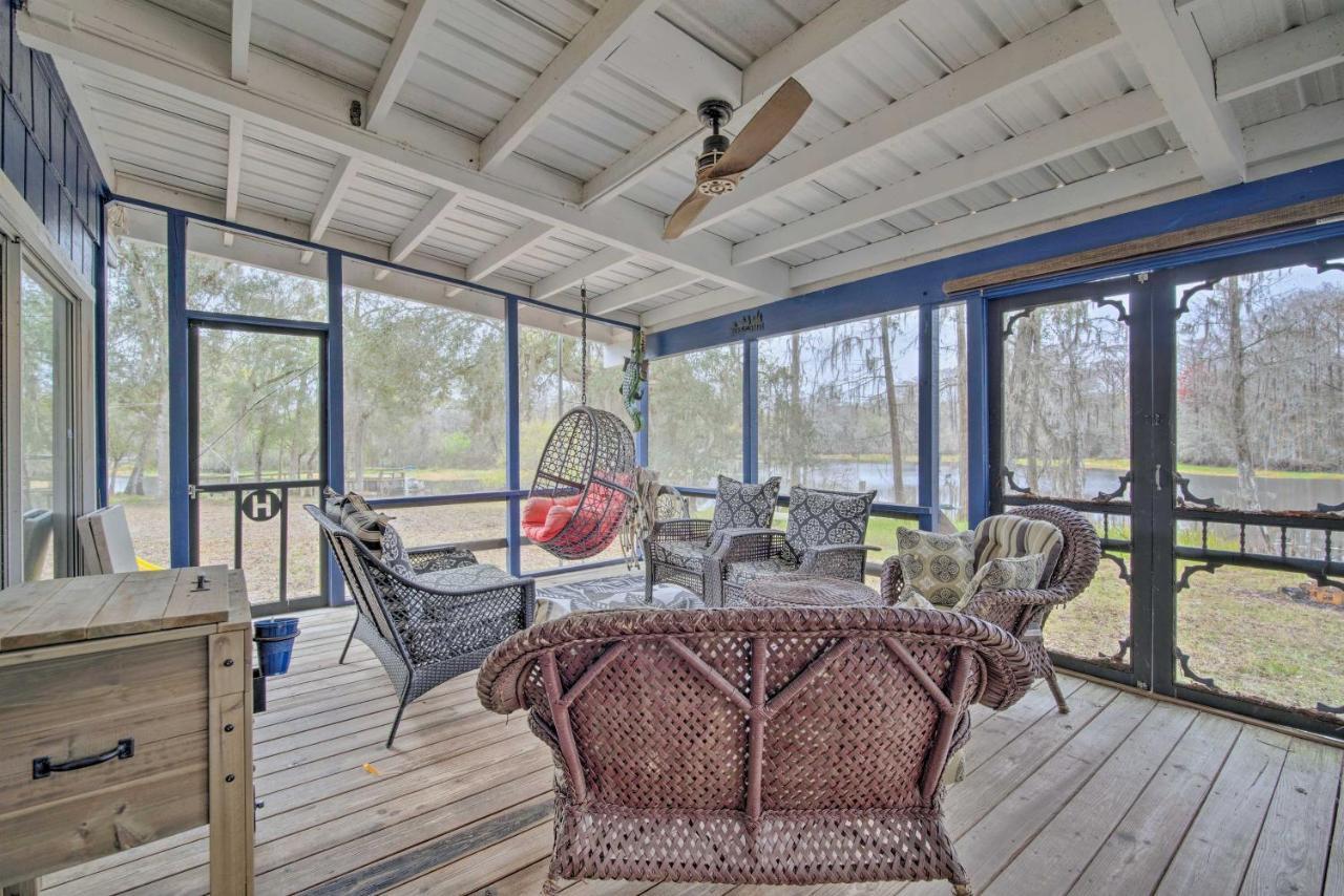 Unplugged Withlacoochee Riverfront Retreat! Bushnell ภายนอก รูปภาพ