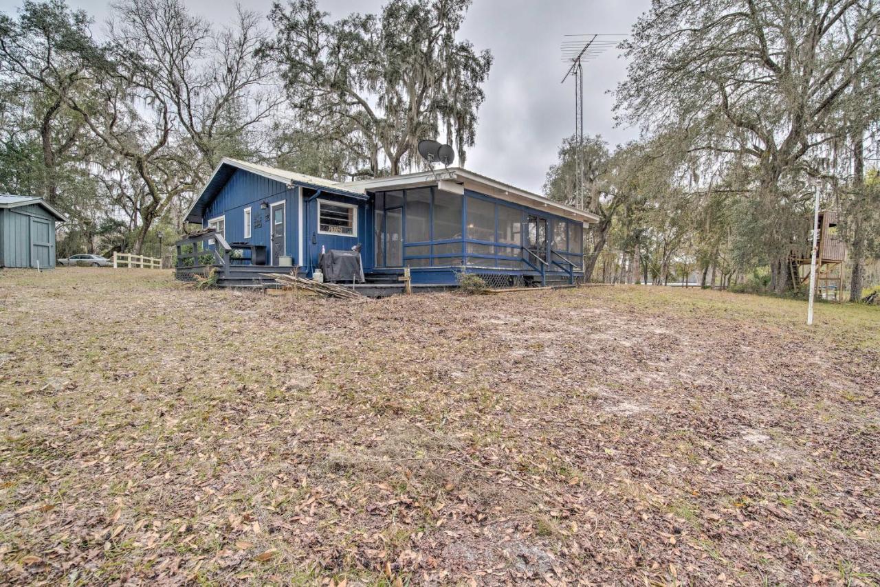 Unplugged Withlacoochee Riverfront Retreat! Bushnell ภายนอก รูปภาพ