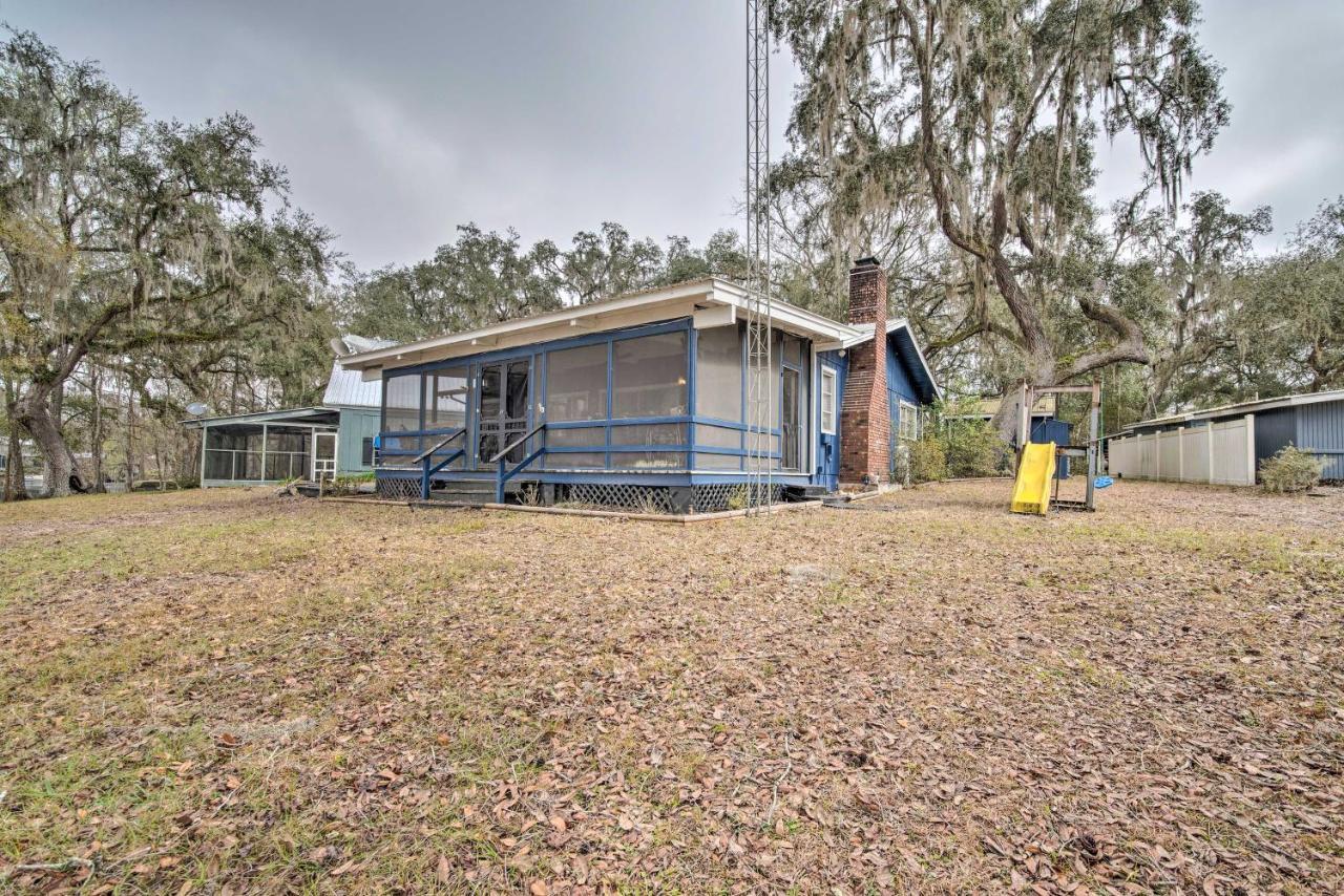 Unplugged Withlacoochee Riverfront Retreat! Bushnell ภายนอก รูปภาพ