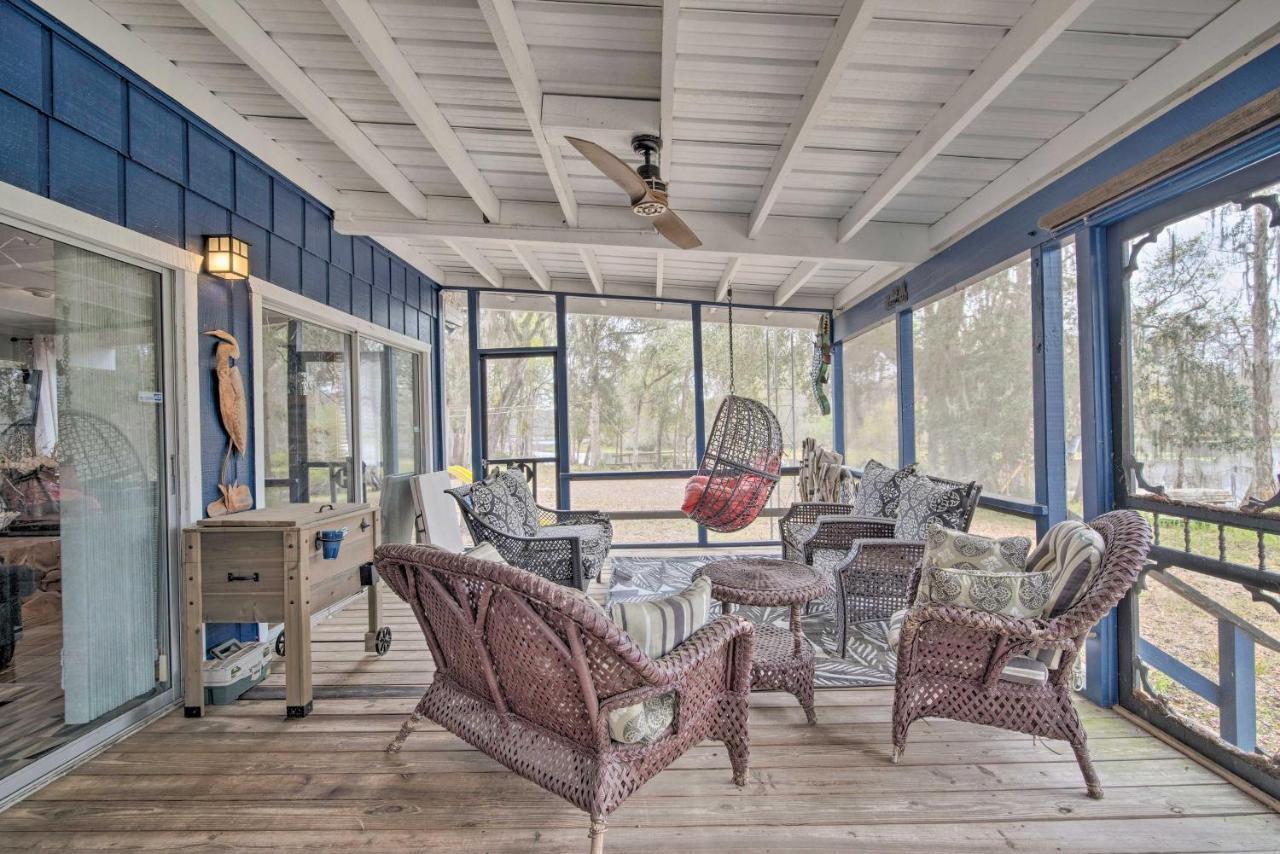 Unplugged Withlacoochee Riverfront Retreat! Bushnell ภายนอก รูปภาพ